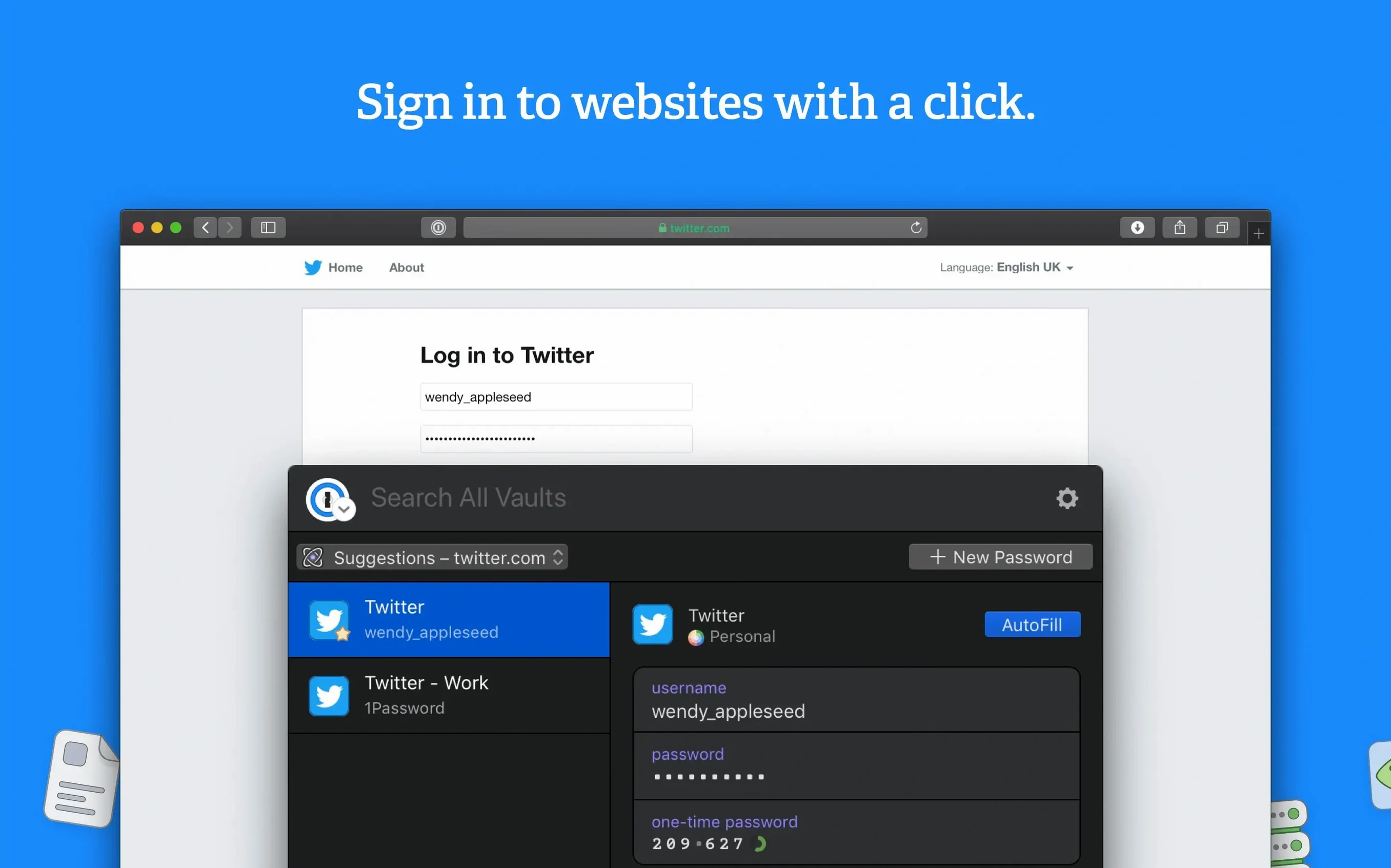 1Password screenshot 3
