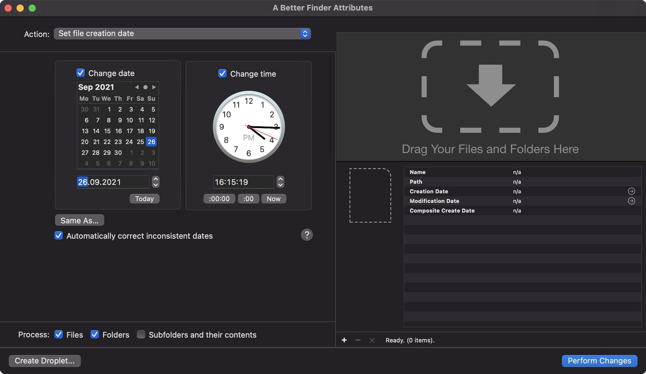 A Better Finder Attributes capture 1 of 2 a better finder attributes — opening view