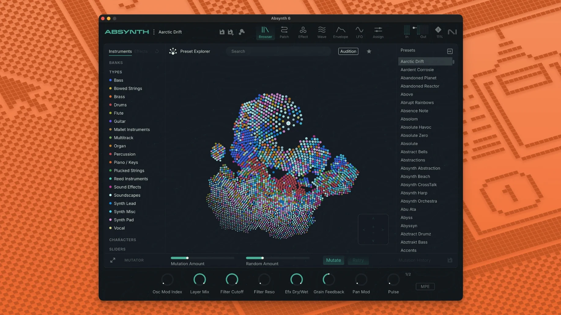 absynth 6 mac torrent — opening view
