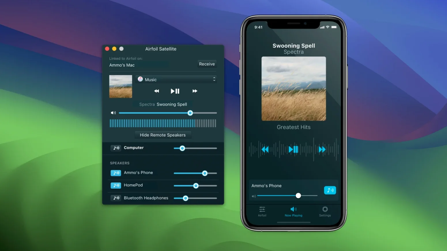 airfoil crack — opening view