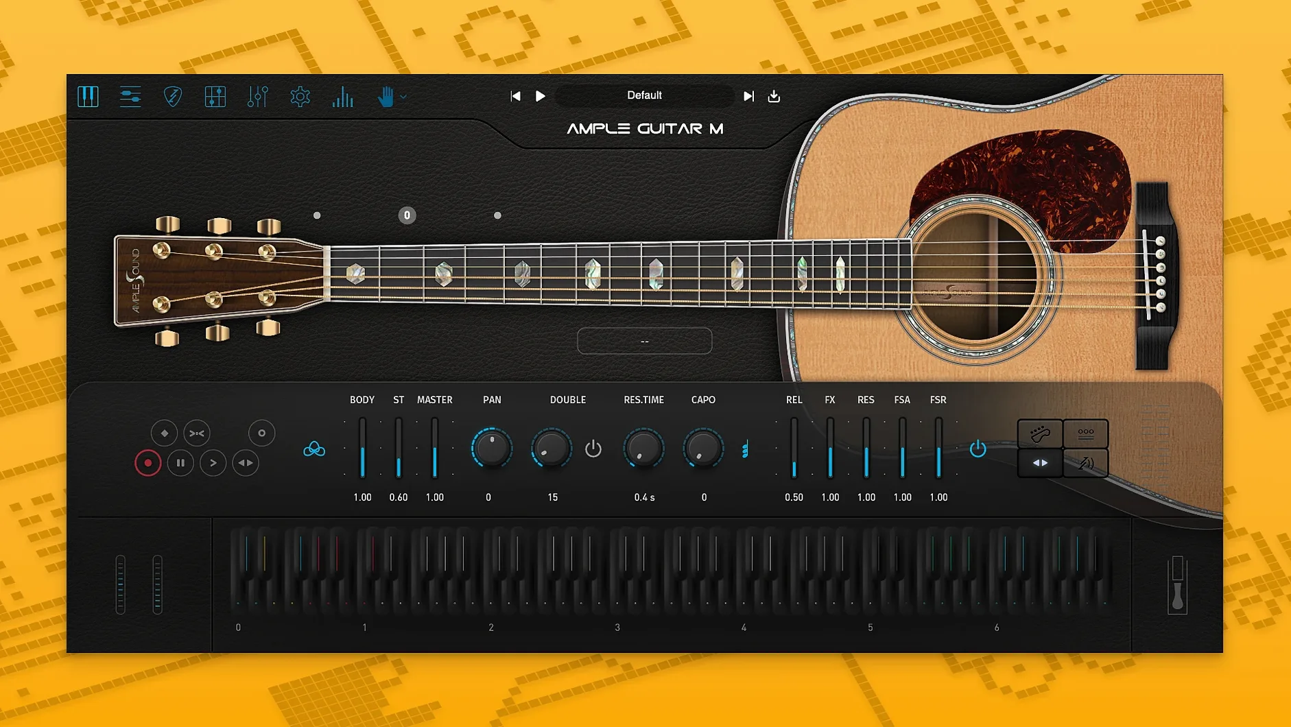 Ample Guitar M: screenshot 1 of 1 ample guitar m torrent — opening view
