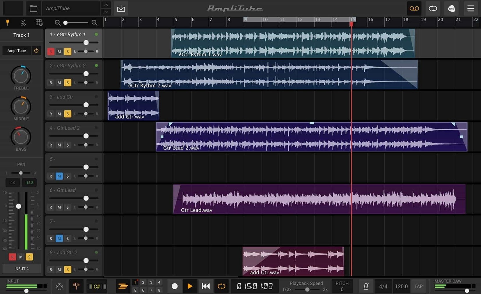 AmpliTube: screenshot 2 of 5 AmpliTube screenshot 2