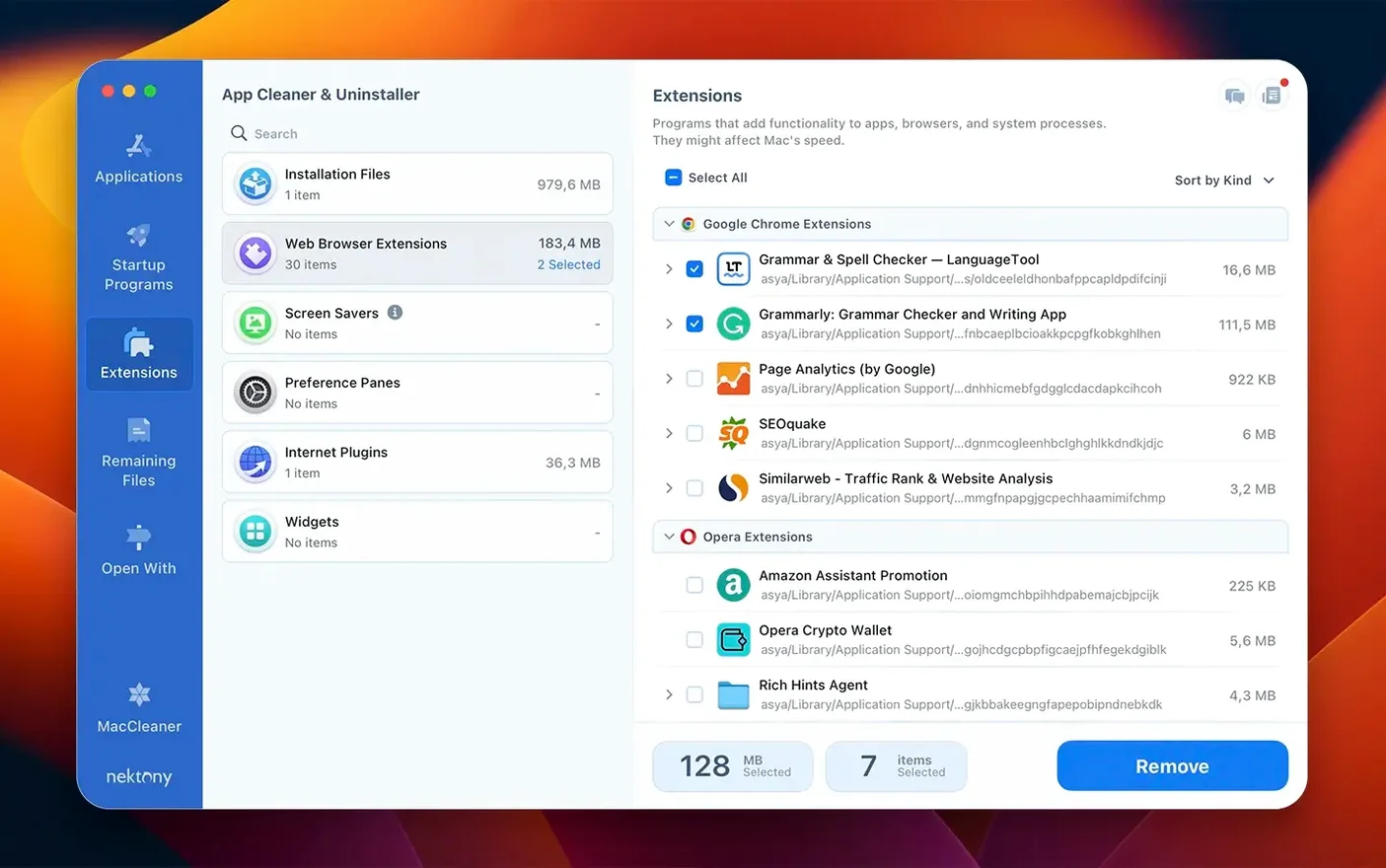 App Cleaner & Uninstaller: screenshot 3 of 4 App Cleaner & Uninstaller screenshot 3