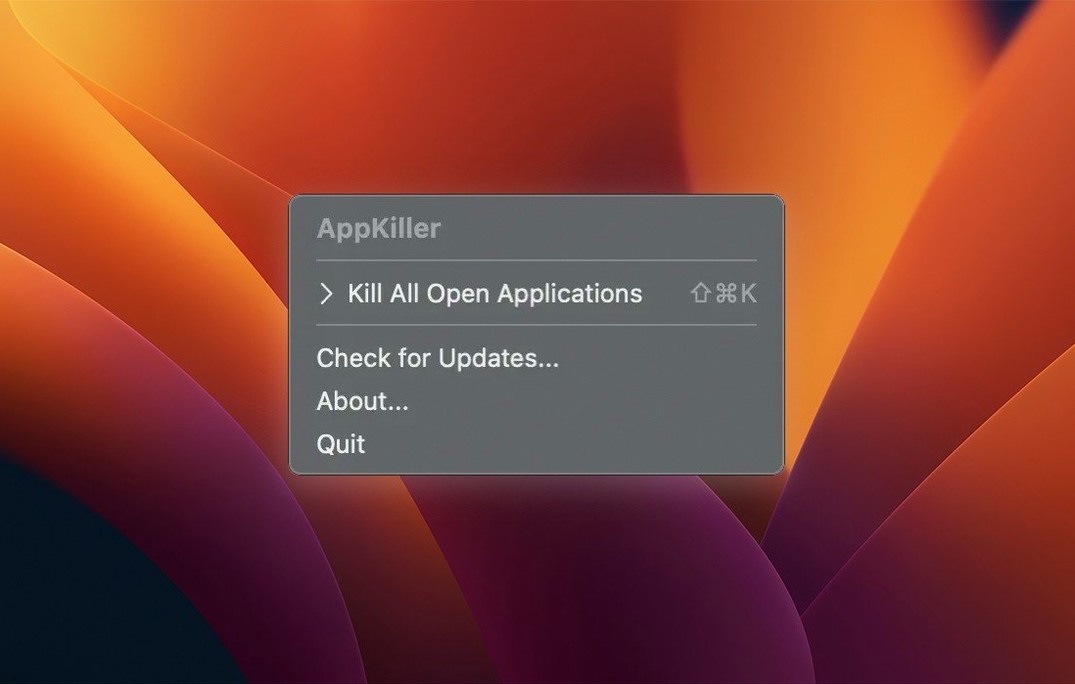 appkiller macos free — screenshot