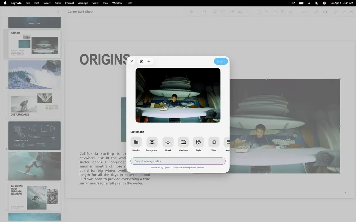 Apple Keynote screenshot 5