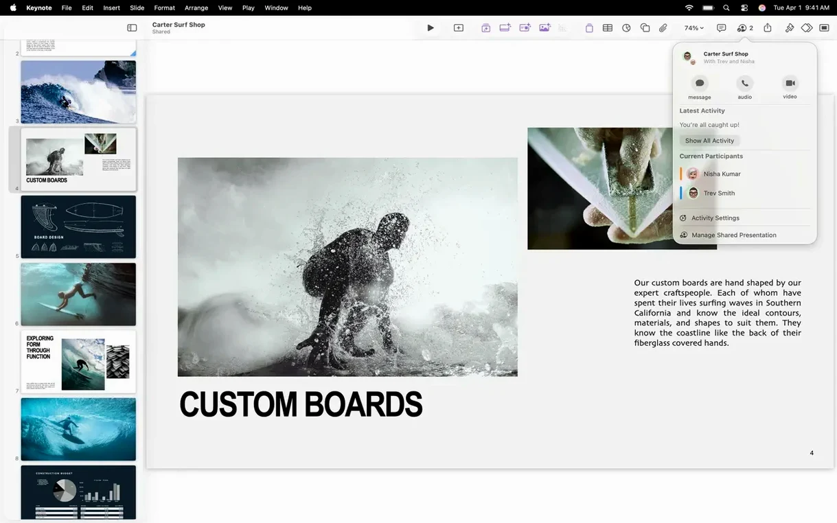 Apple Keynote screenshot 6