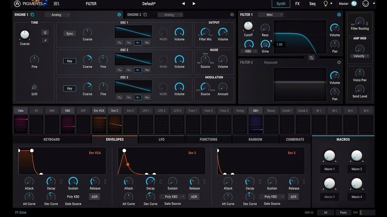 Arturia Pigments: screenshot 1 of 1 pigments vst crack — opening view