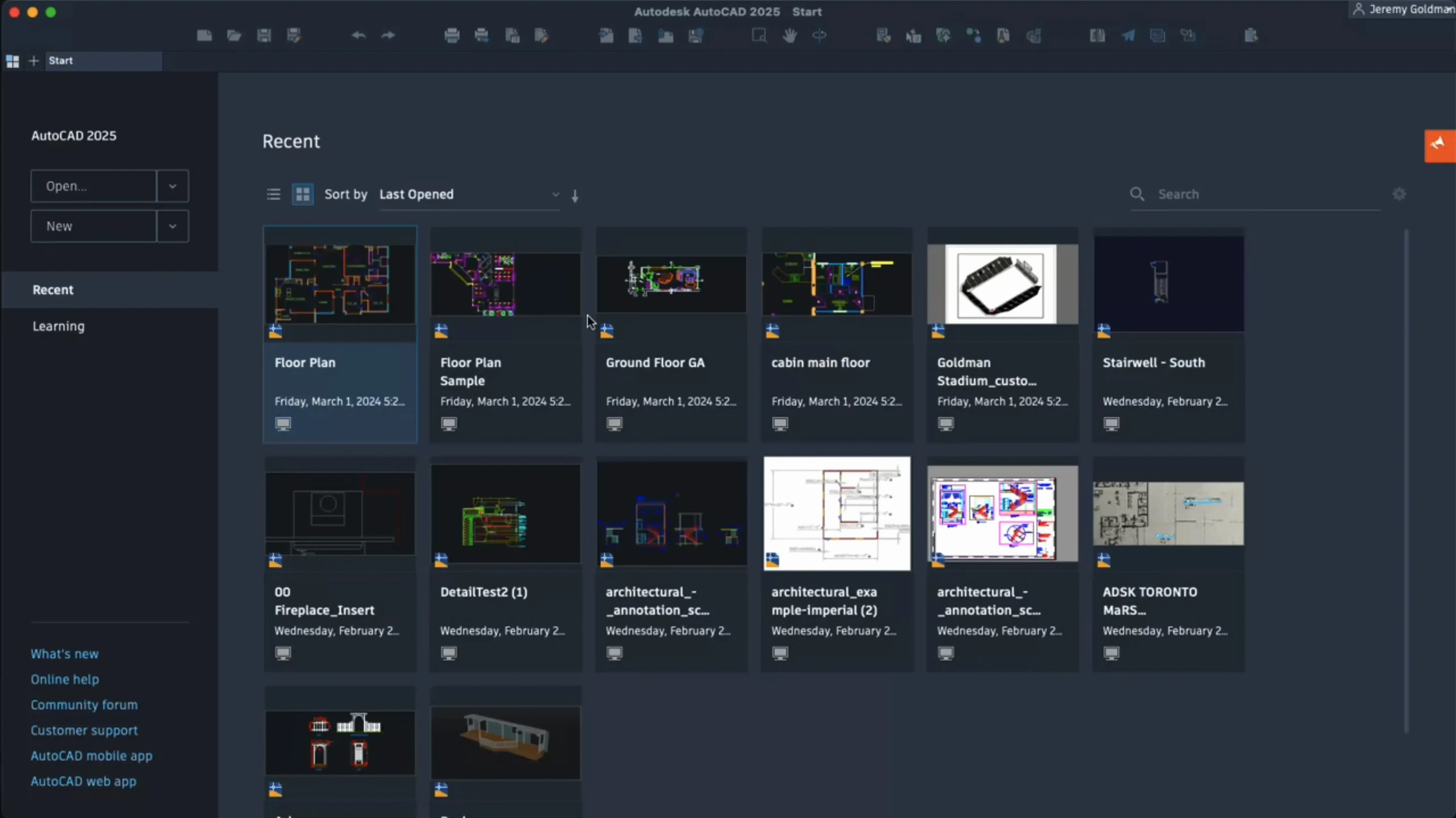 autocad torrent — opening view