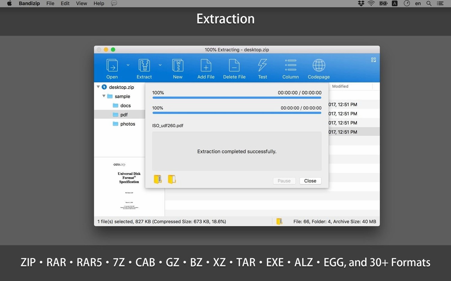 Bandizip preview 4
