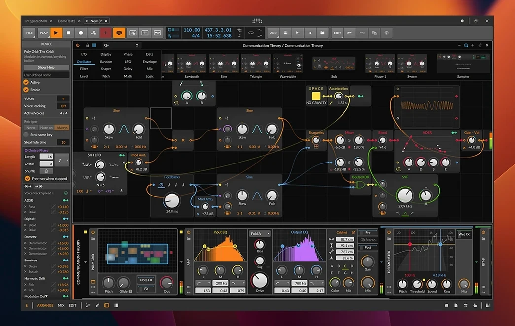bitwig mac torrent — opening view