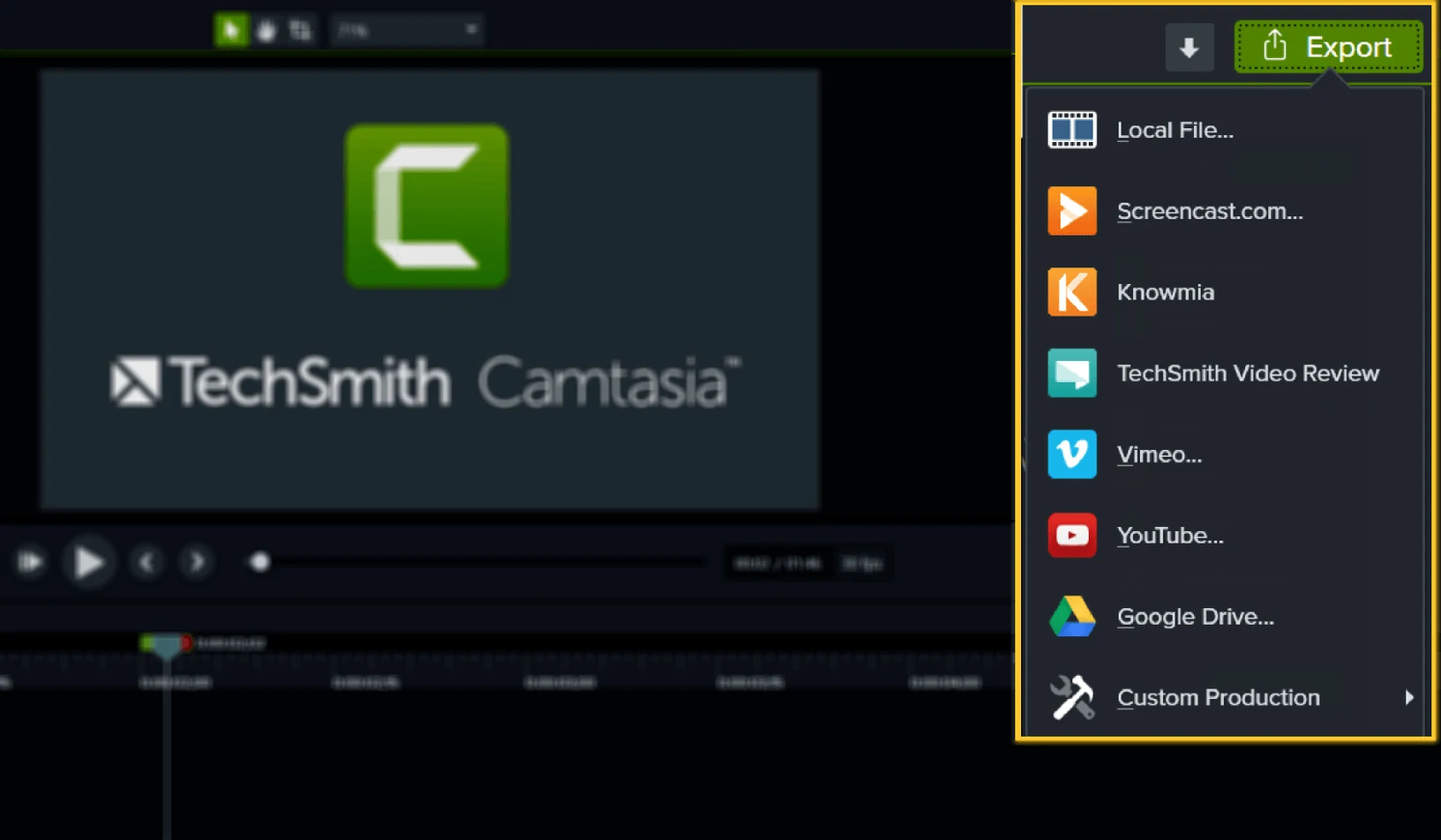 Camtasia preview 4