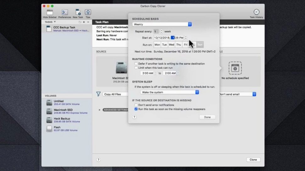 Carbon Copy Cloner: screenshot 4 of 4 Carbon Copy Cloner screenshot 4