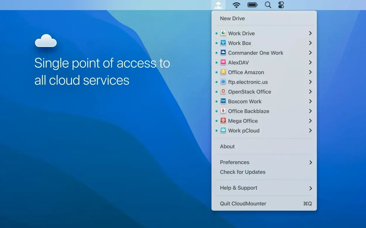 cloudmounter torrent — screenshot