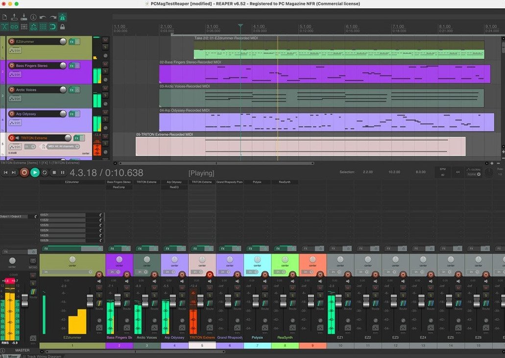 Cockos REAPER: screenshot 1 of 1 reaper daw torrent — opening view