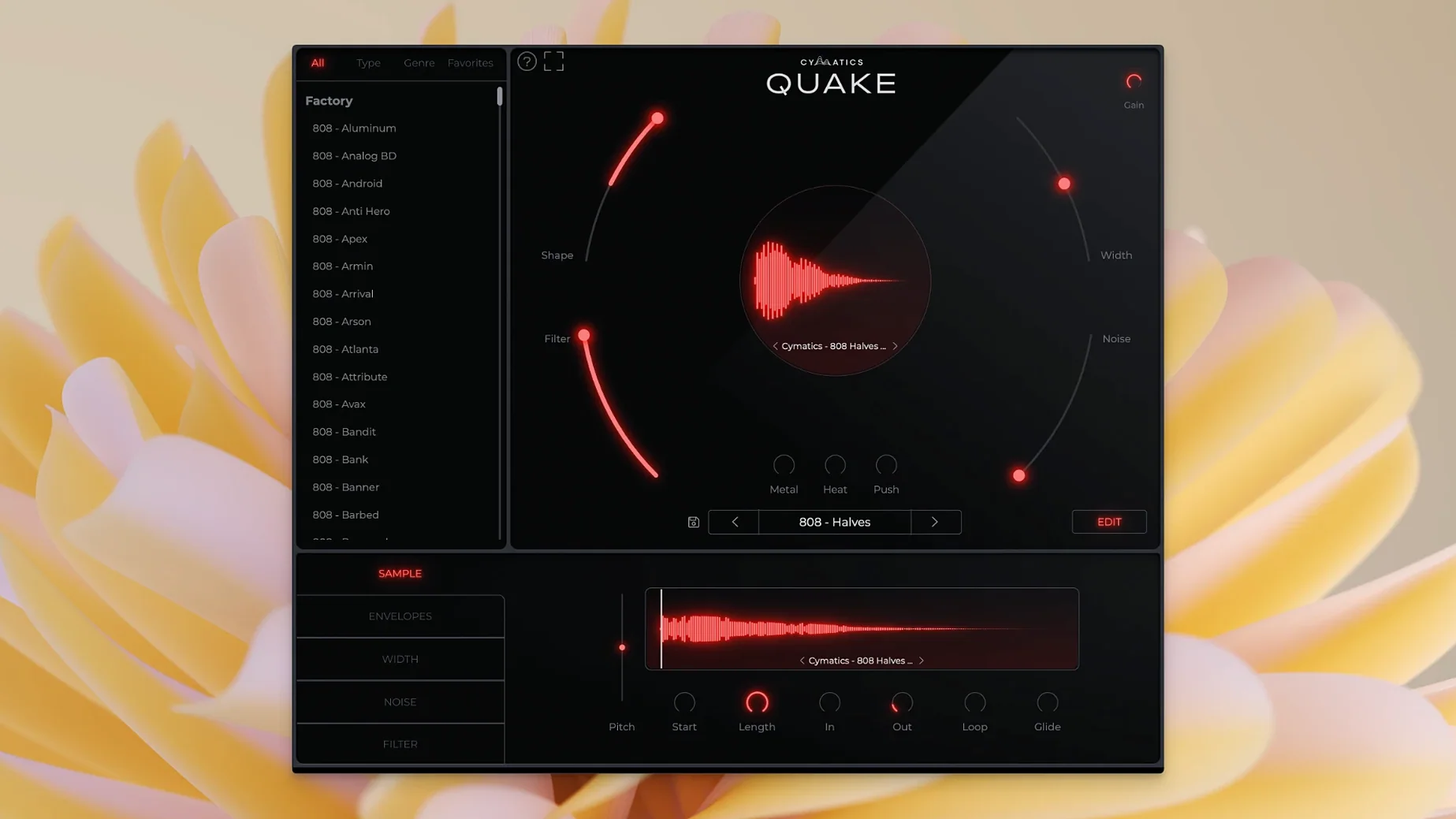 Cymatics QUAKE: screenshot 1 of 1 cymatics quake — screenshot