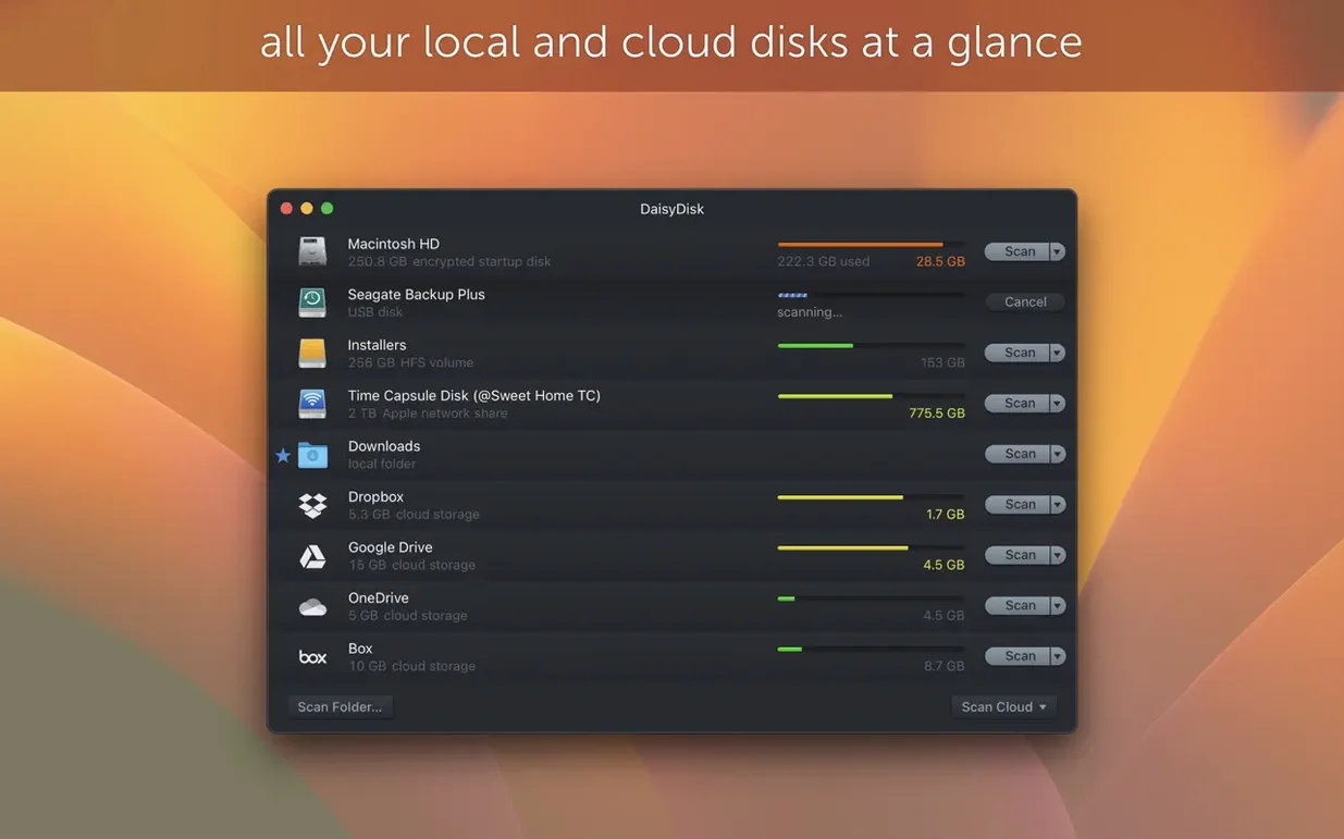 DaisyDisk preview 2