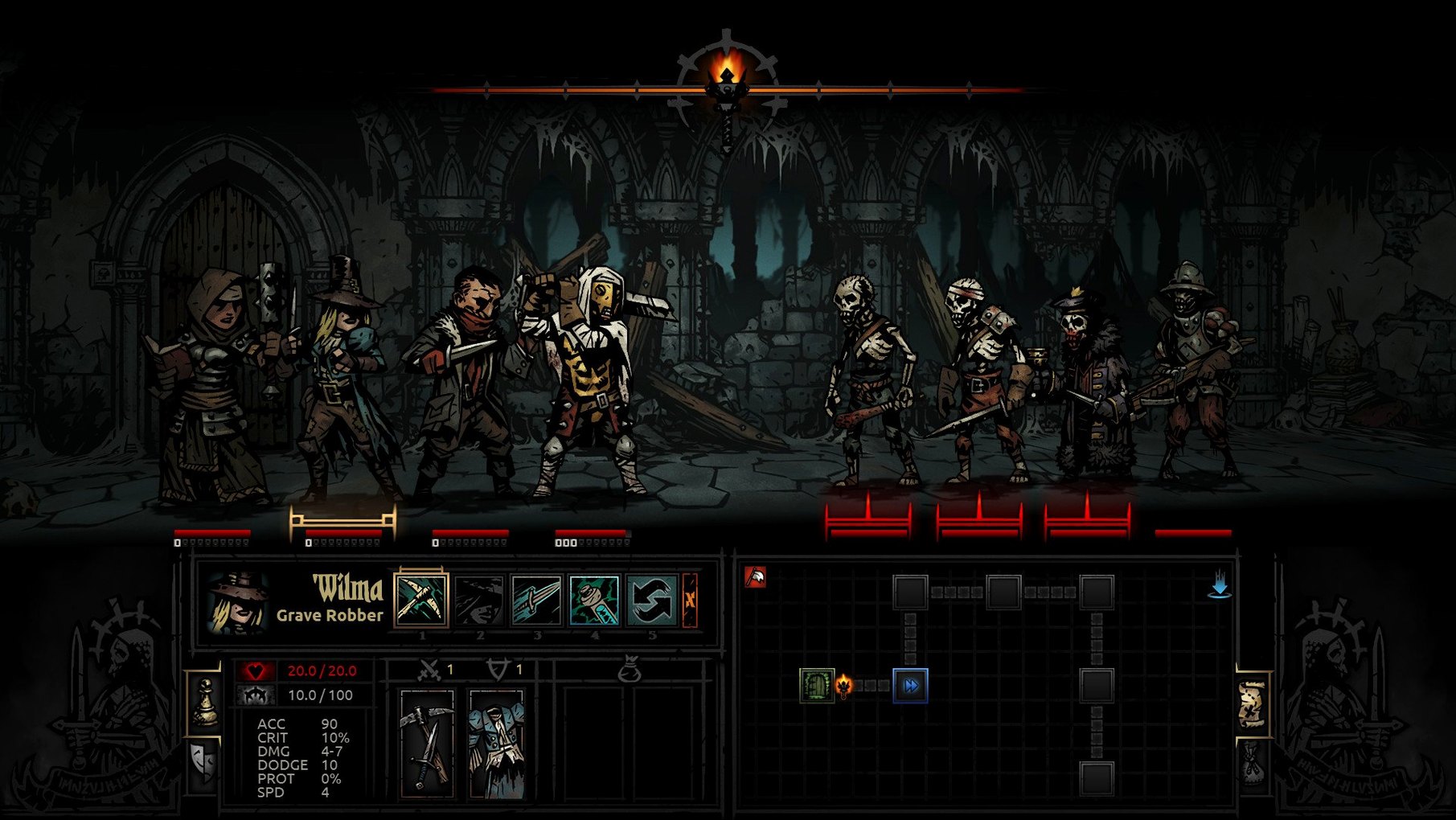 Darkest Dungeon: screenshot 1 of 4 darkest dungeon mac torrent — opening view
