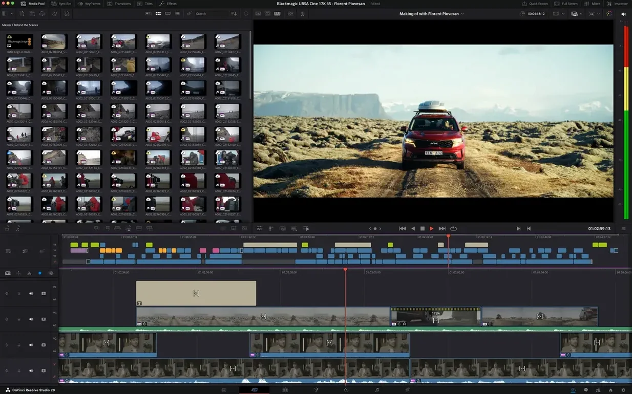 davinci resolve studio torrent — screenshot