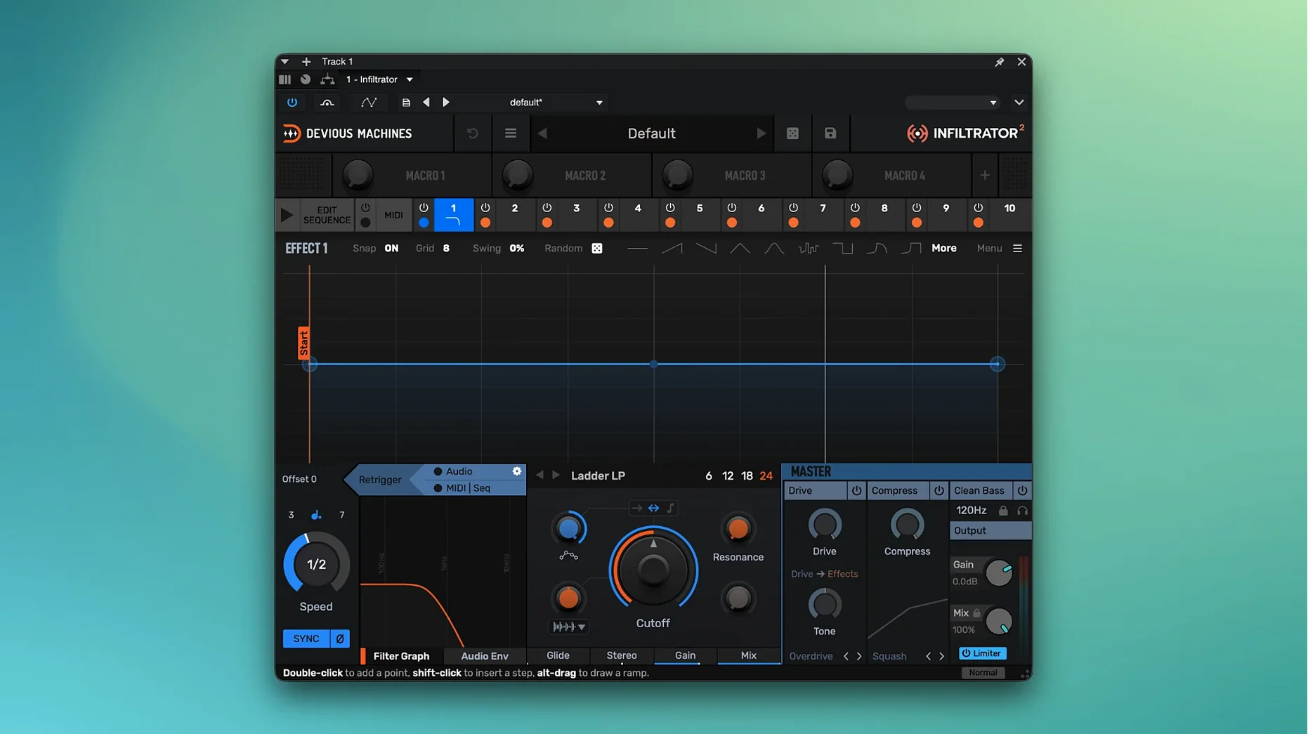 Devious Machines Infiltrator: screenshot 1 of 1 infiltrator vst crack — opening view