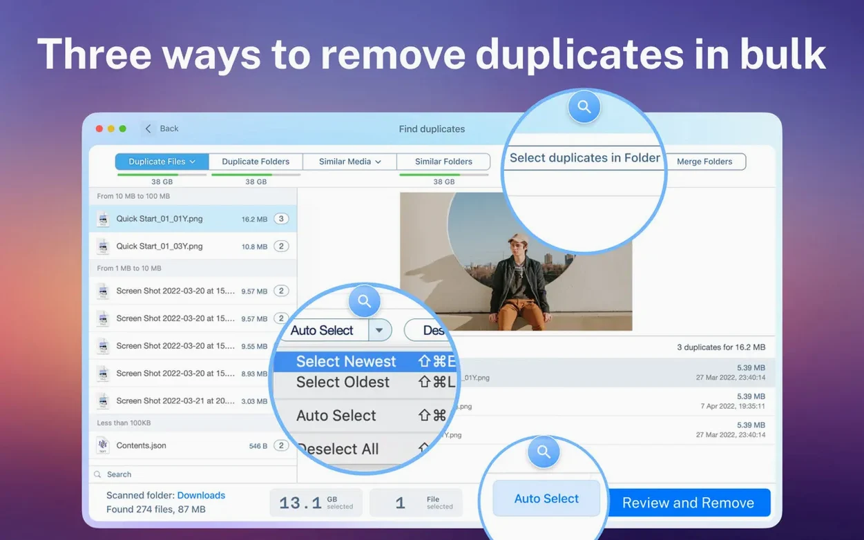 Duplicate File Finder Pro: screenshot 4 of 4 Duplicate File Finder Pro screenshot 4