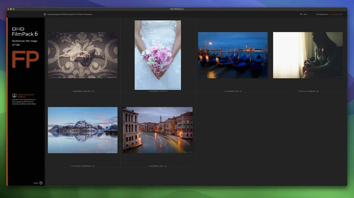 DxO FilmPack 8 capture 1 of 3 dxo filmpack 8 mac torrent — screenshot