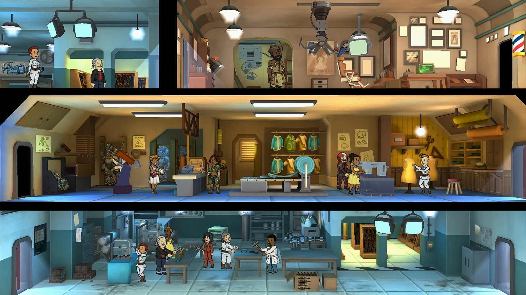 Fallout Shelter: screenshot 1 of 4 fallout shelter mac full version — opening view