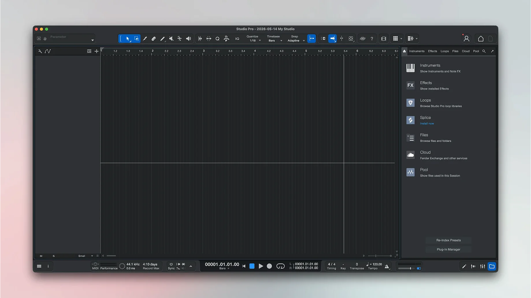 Fender Studio Pro preview 2