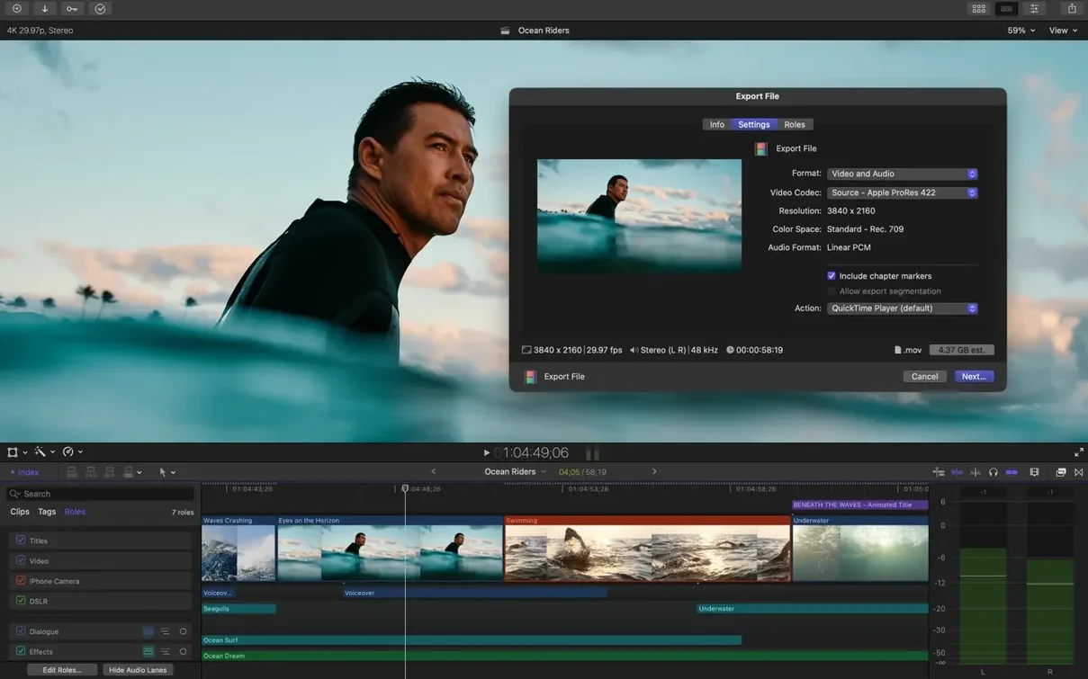 Final Cut Pro preview 7