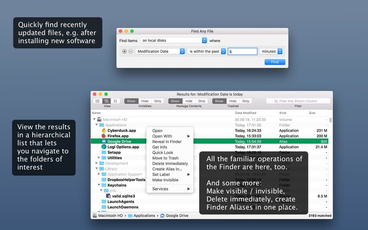 Find Any File capture 2 of 4 Find Any File preview 2