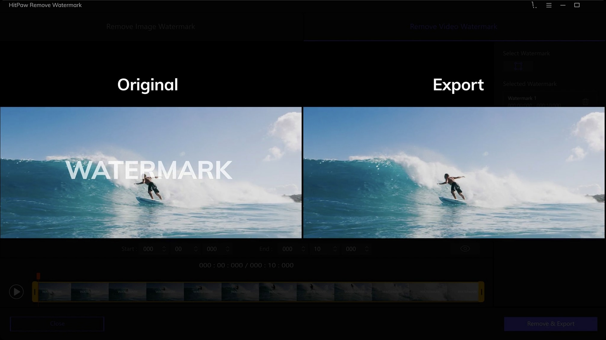 HitPaw Watermark Remover capture 4 of 4 HitPaw Watermark Remover preview 4