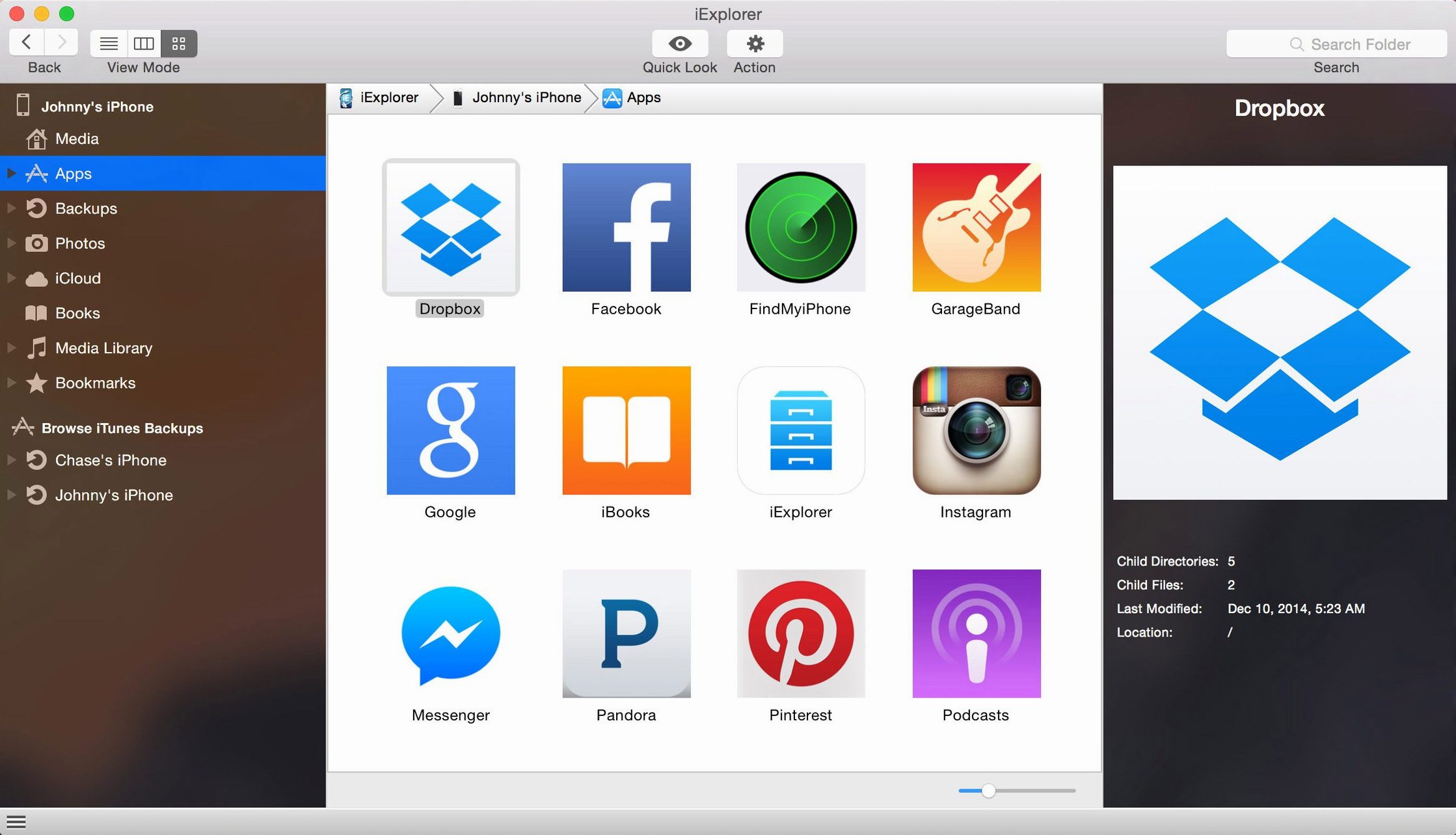 iexplorer mac crack — screenshot
