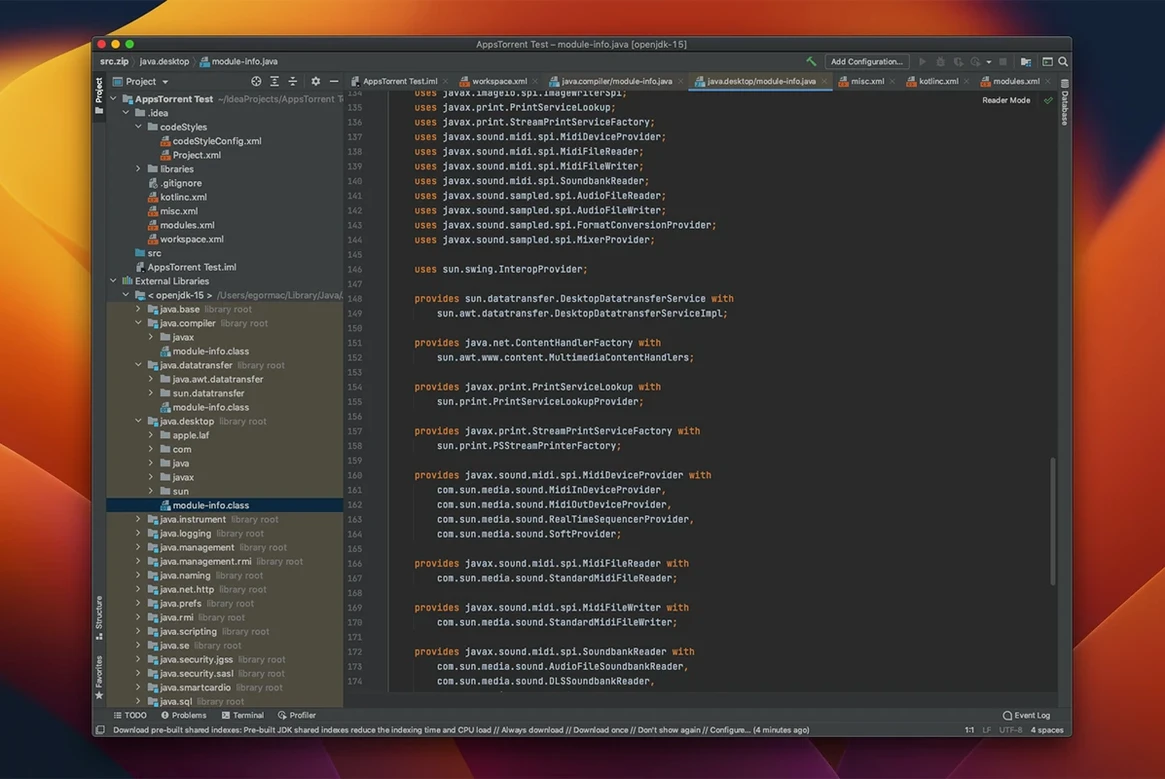 intellij idea mac full version — screenshot