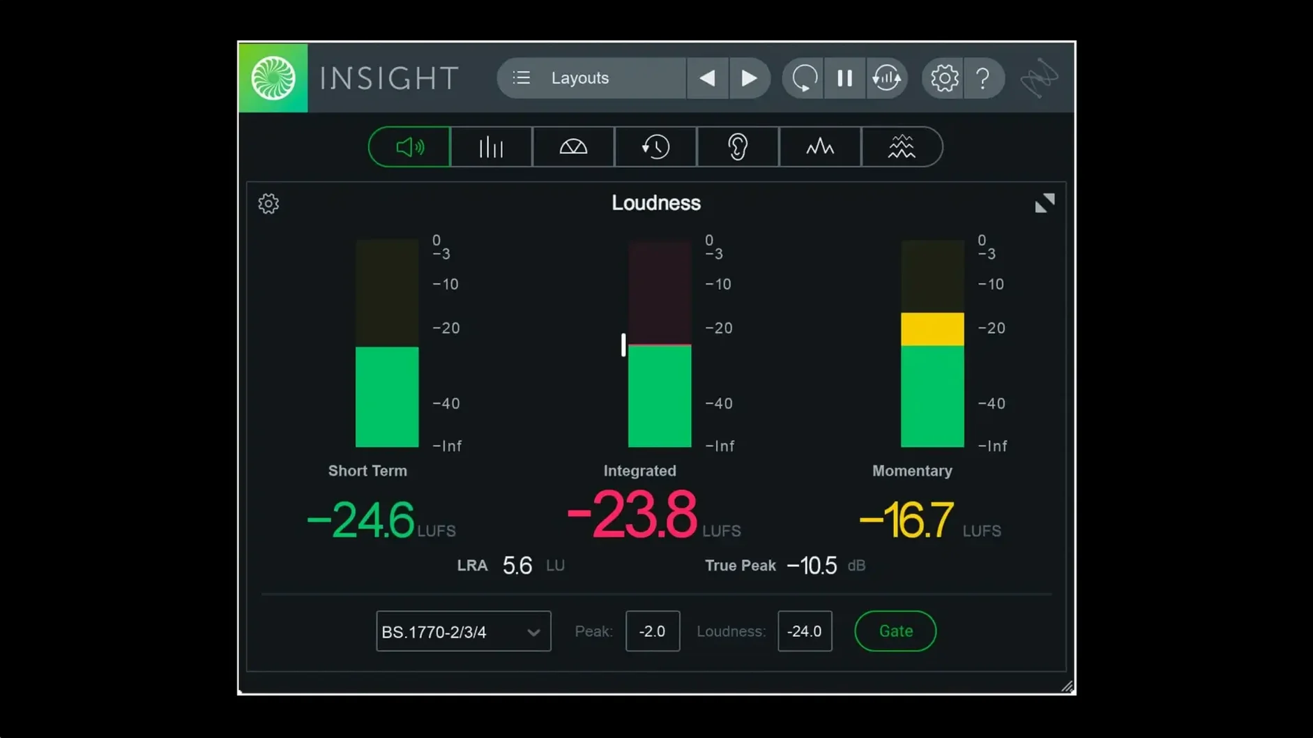 iZotope Insight: screenshot 1 of 1 izotope insight 2 crack mac — opening view