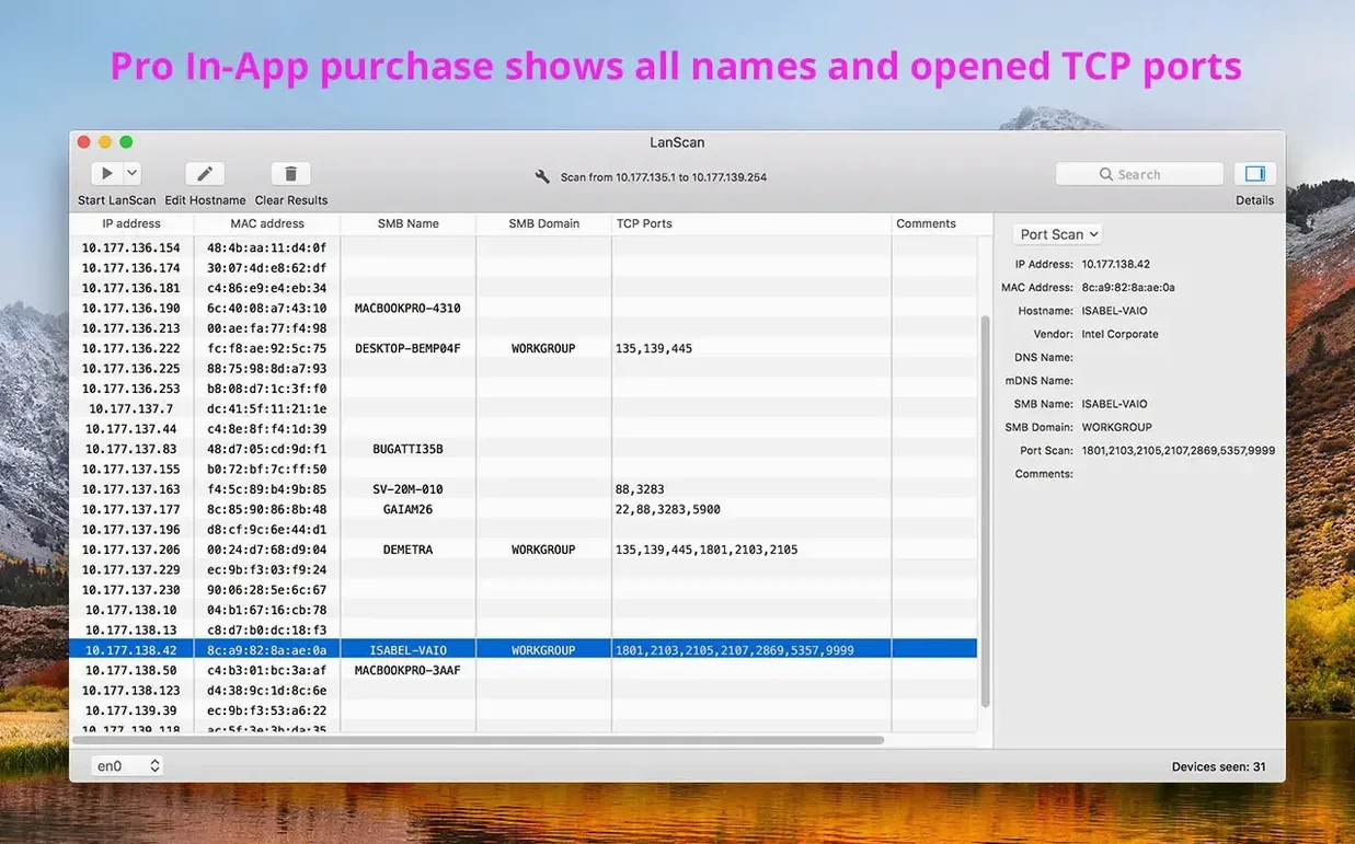 LanScan capture 2 of 5 LanScan preview 2
