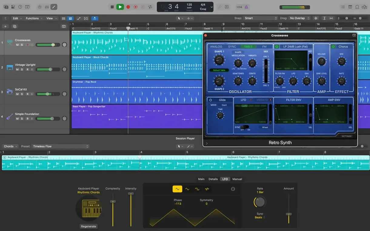 logic pro x torrent — opening view