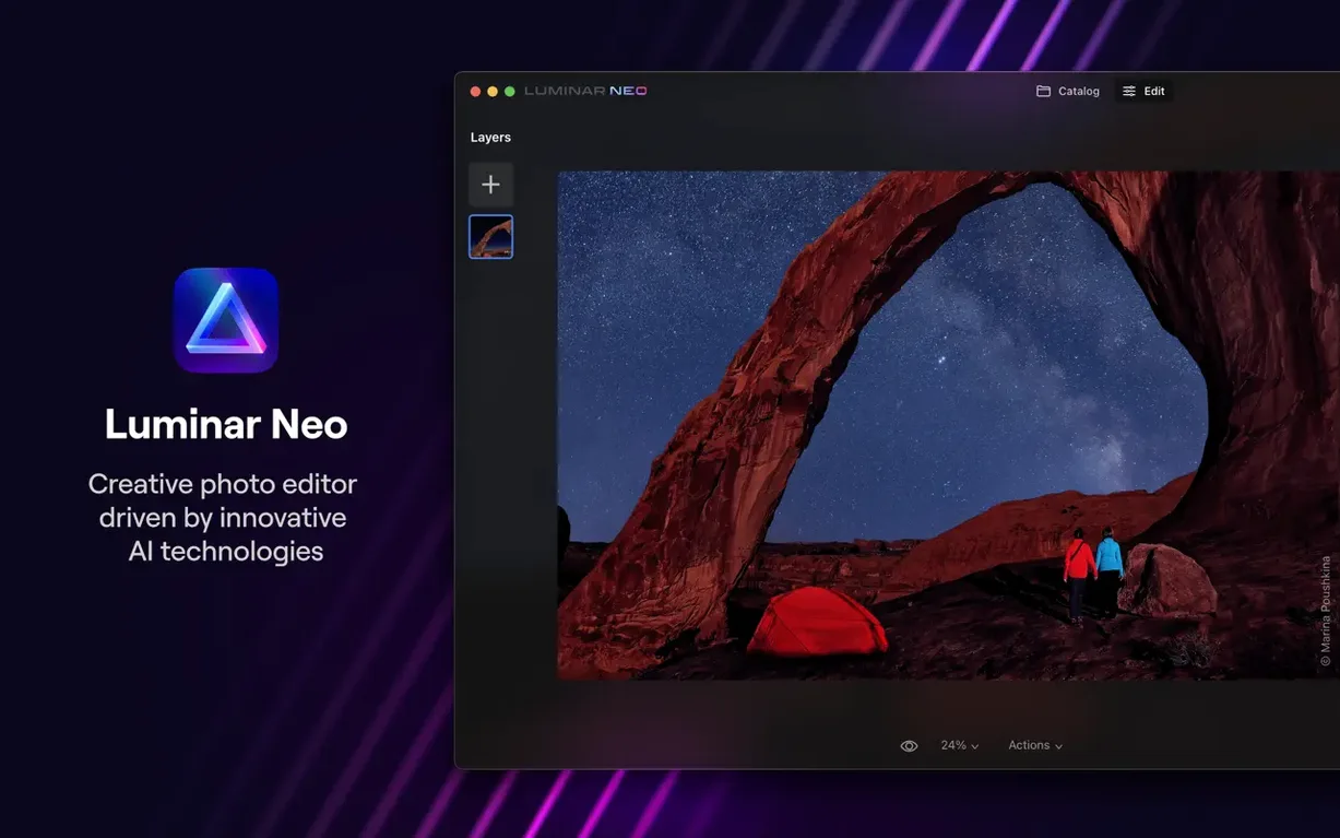 luminar neo mac crack — screenshot