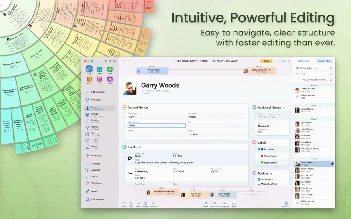 MacFamilyTree preview 2