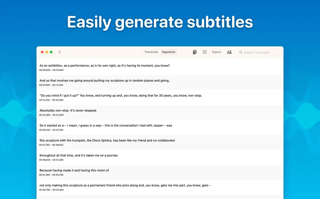 MacWhisper screenshot 3