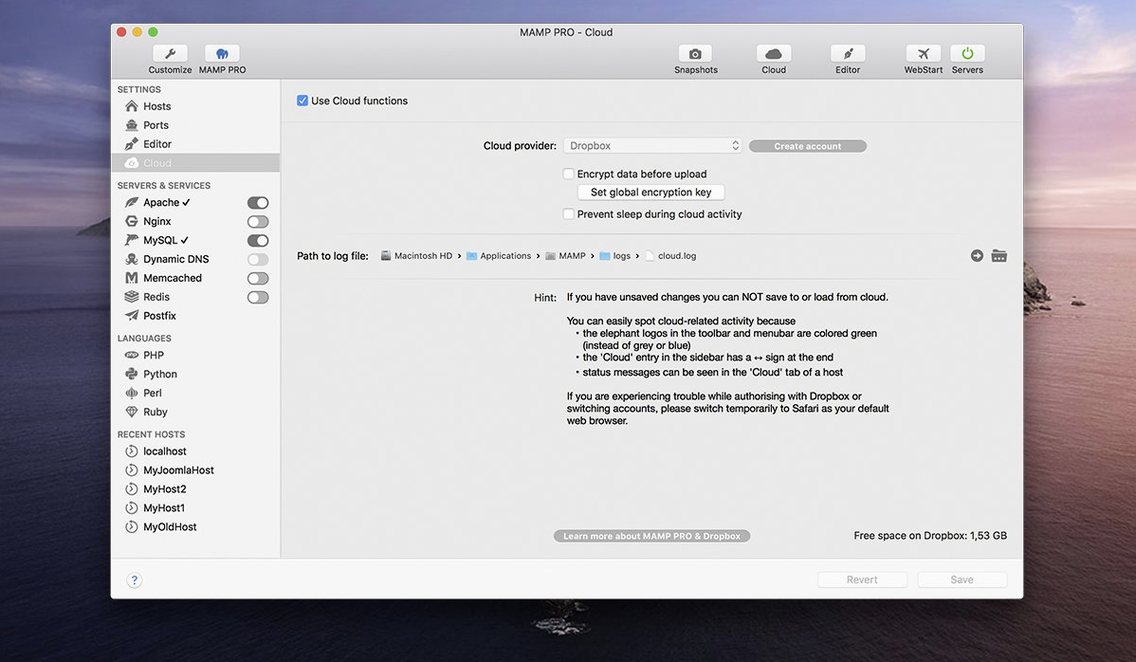 MAMP PRO screenshot 4