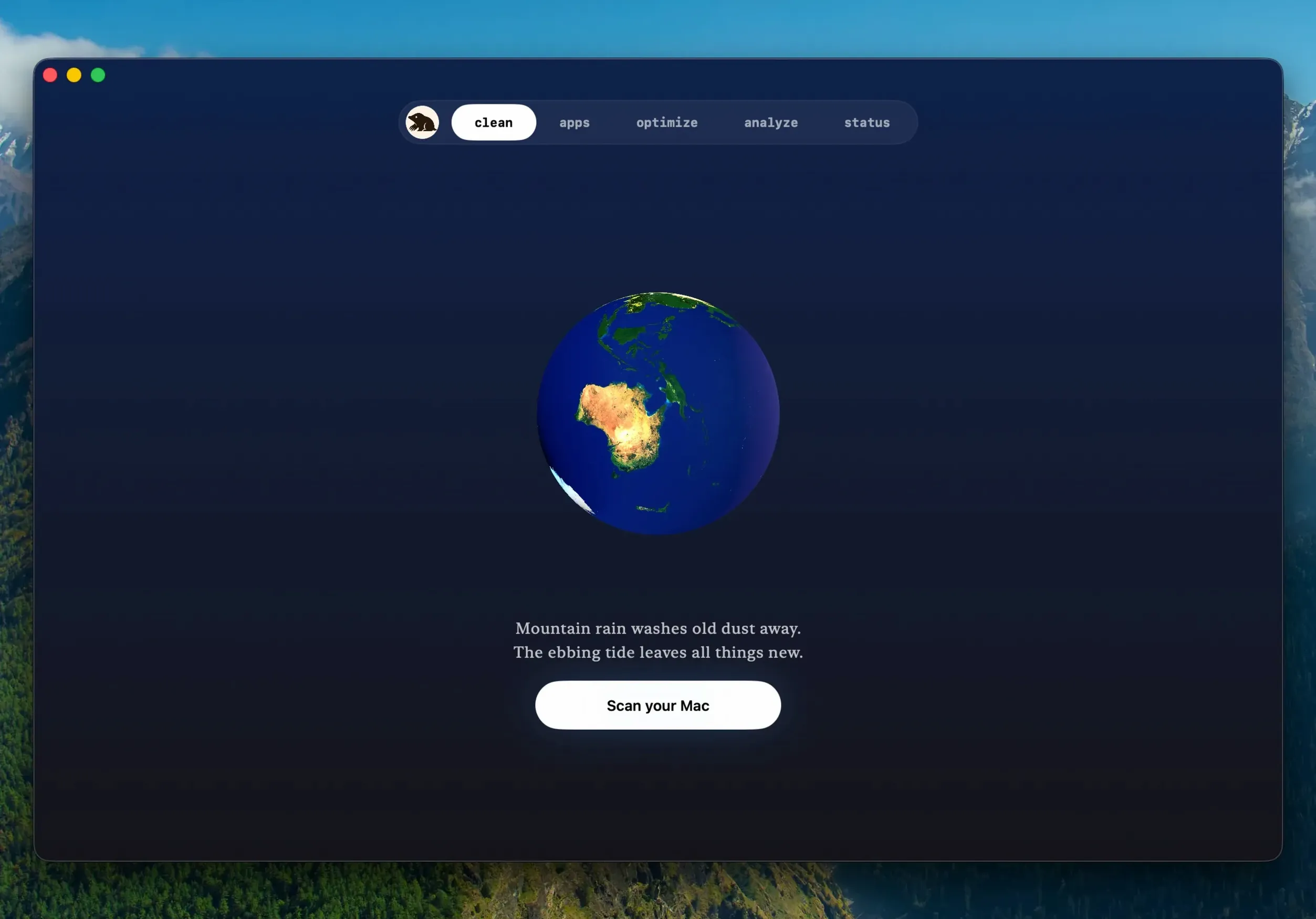 mole — opening view