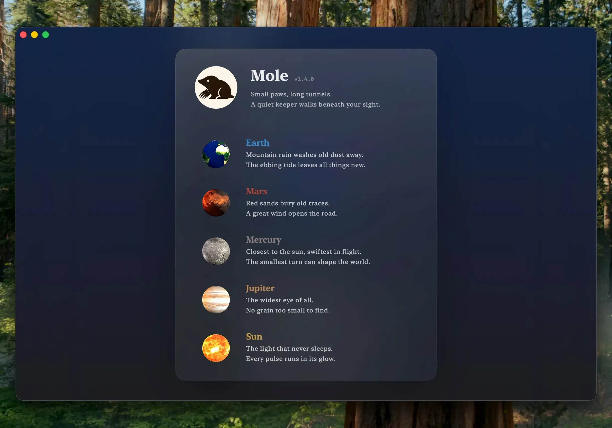 Mole screenshot 6