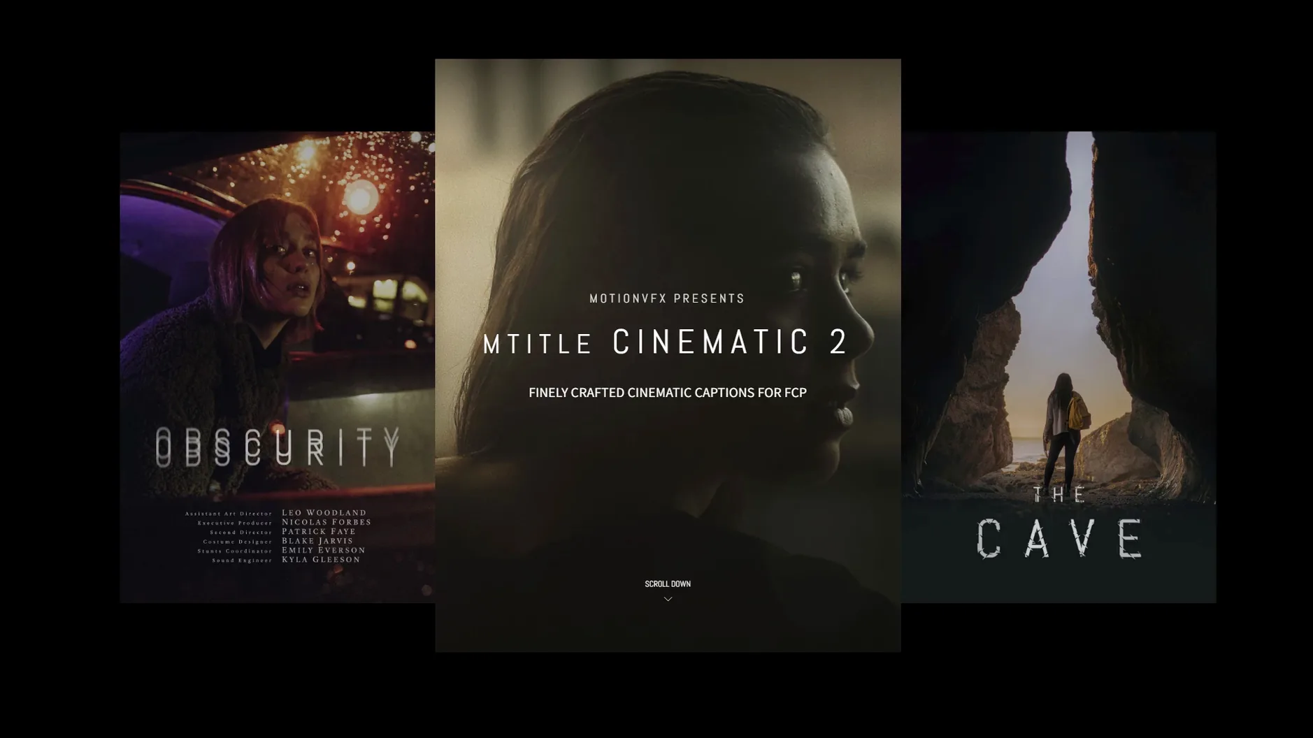 mtitle cinematic — opening view