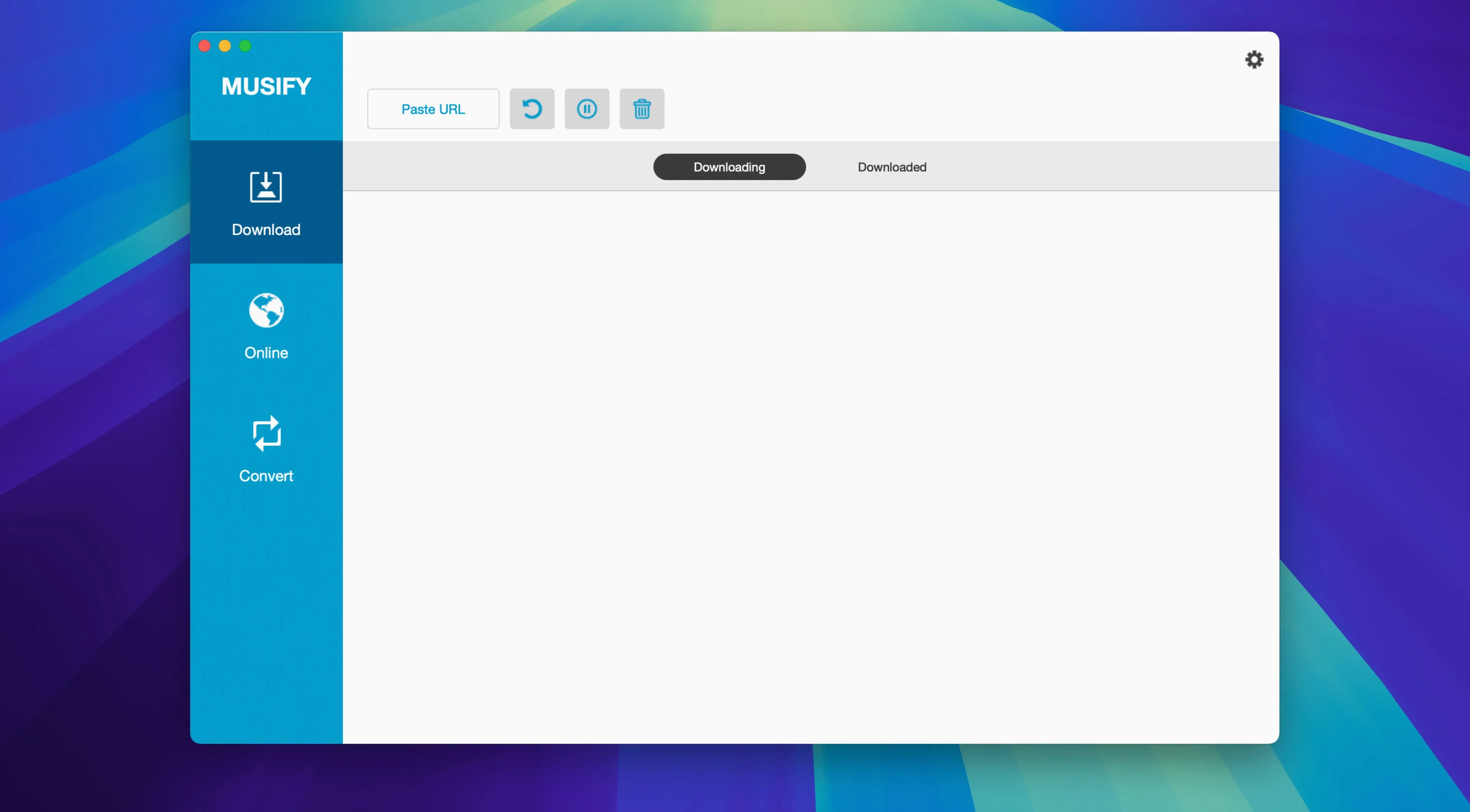 Musify: screenshot 1 of 3 musify for mac — screenshot