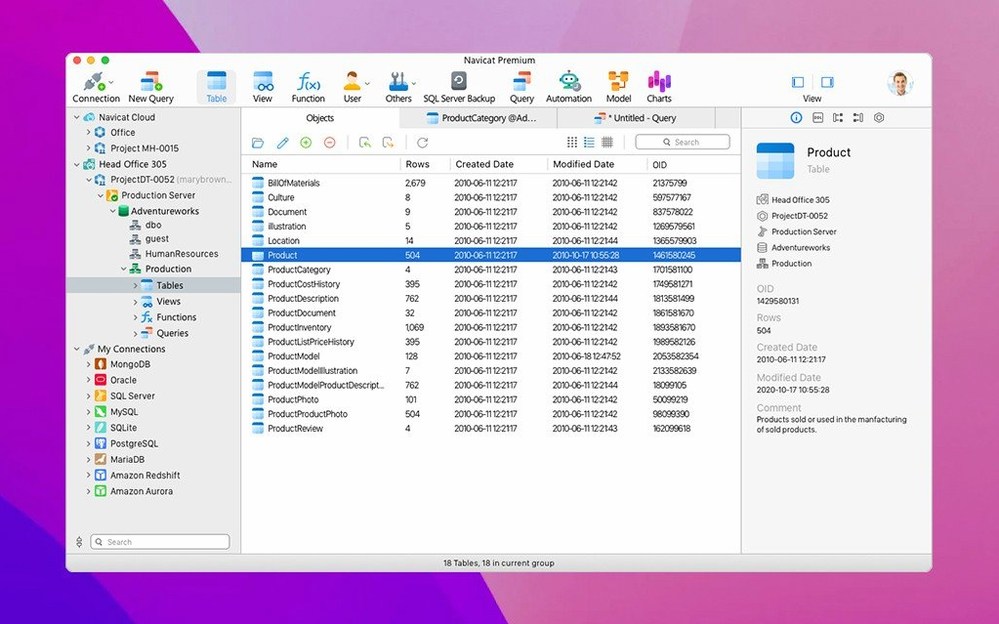 Navicat Premium: screenshot 1 of 4 navicat premium torrent — opening view