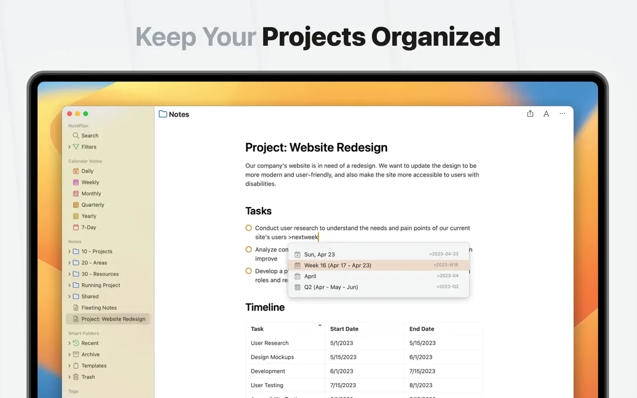 NotePlan - To-Do List & Notes screenshot 7