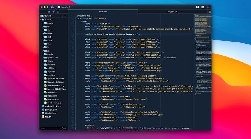 nova macos free — opening view