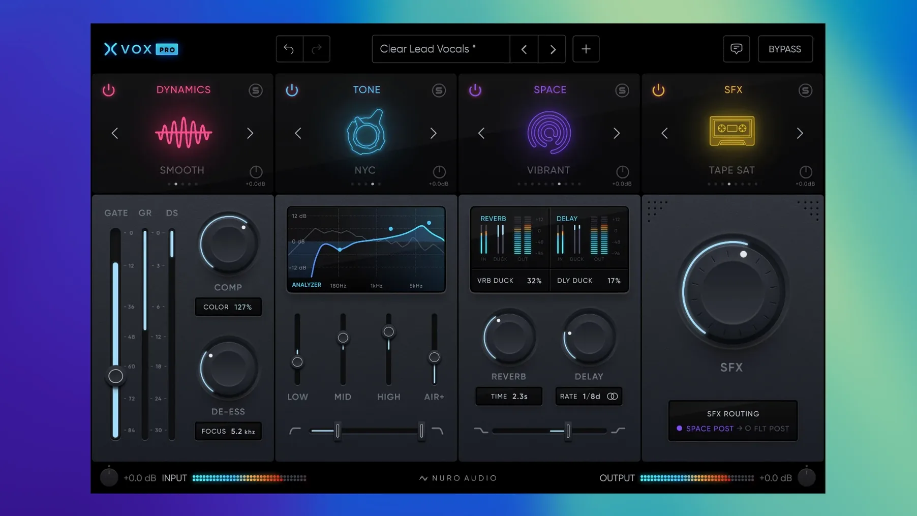 Nuro Audio XVOX Pro: screenshot 1 of 1 nuro audio xvox pro macos free — screenshot