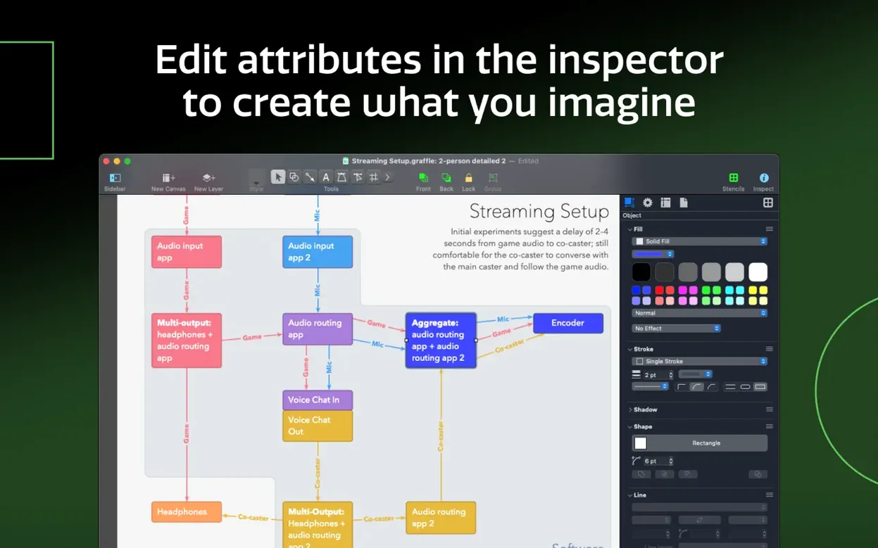 OmniGraffle Pro preview 3