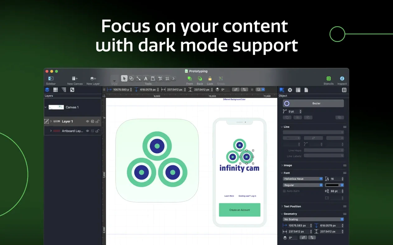 OmniGraffle Pro preview 4