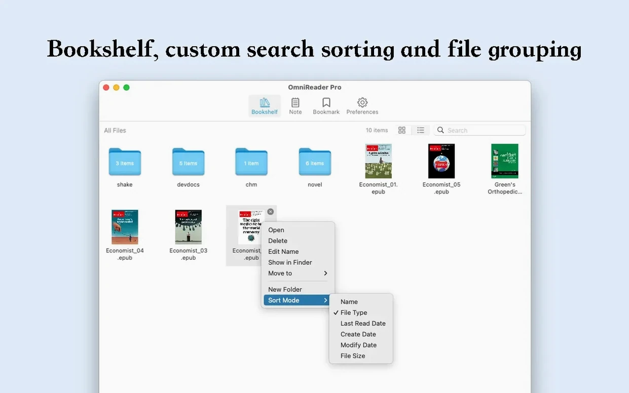 OmniReader Pro: screenshot 1 of 4 omnireader pro mac — opening view